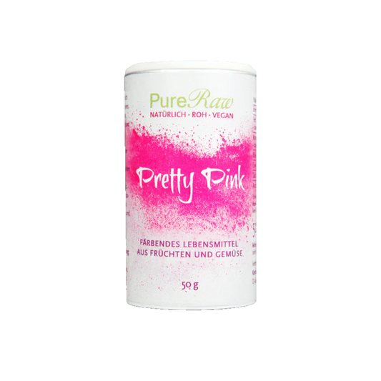 Pretty Pink färbendes Lebensmittel aus Früchten und Gemüse in der 50-g-Dose