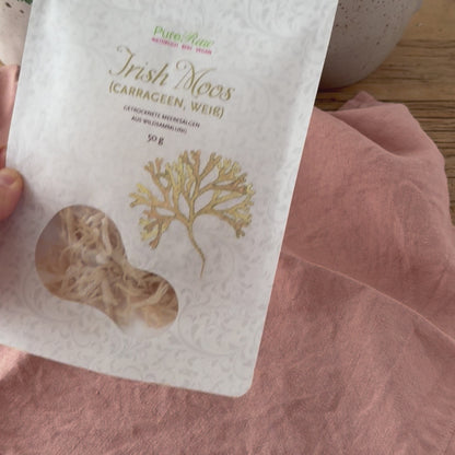 Video zur Herstellung von Irish Moss Gel mit PureRaw Irish Moos.