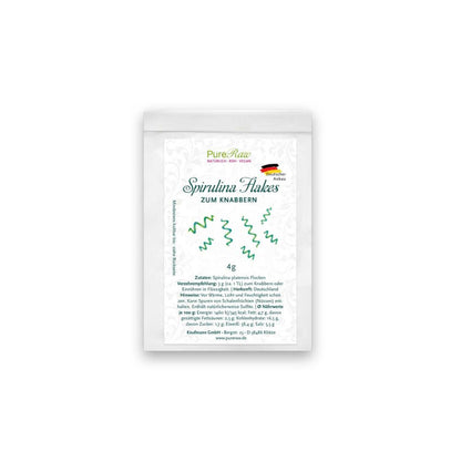 PureRaw Spirulina Flakes 4gr Probiergröße
