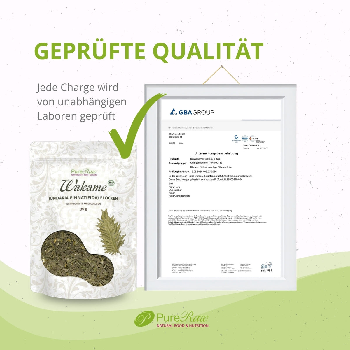 Wakame Flocken Prüfbericht 2026