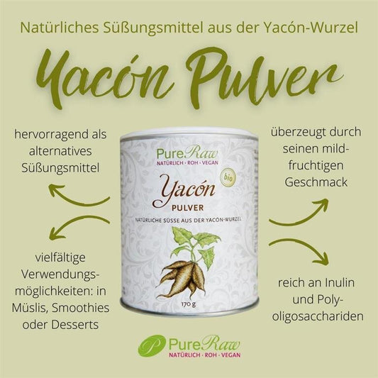 Yacon Powder (Organic & Raw) 170 g