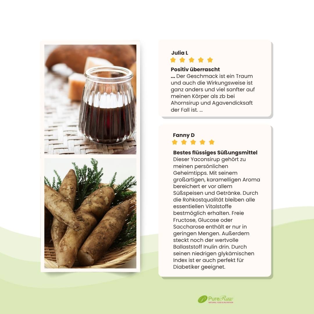 Yacon Syrup - Natural Sweetener, vegan, organic