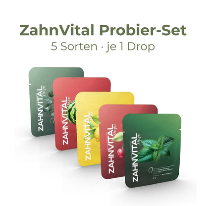 ZahnVital Drops Probierset 5 Sorten je 1 Drop