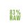 83 % Raw