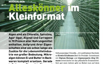 Back Business Magazin: MIKROALGEN, Alleskönner im Kleinformat - 
