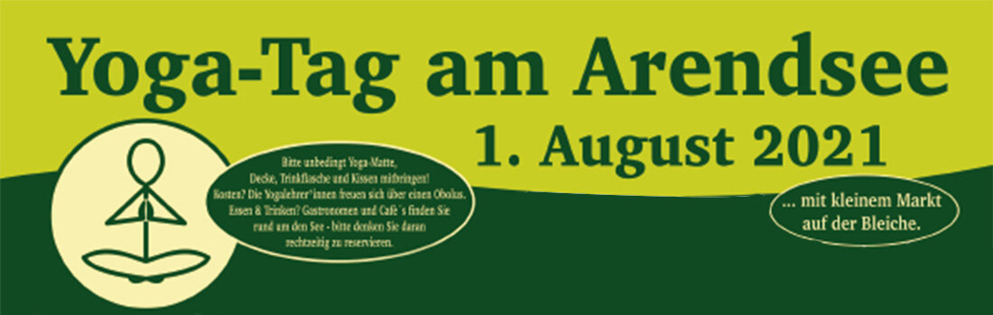 Yoga-Tag am 01.08.2021 in Arendsee - 