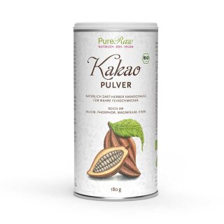 Kakao Pulver, (Bio & Roh) 180 g