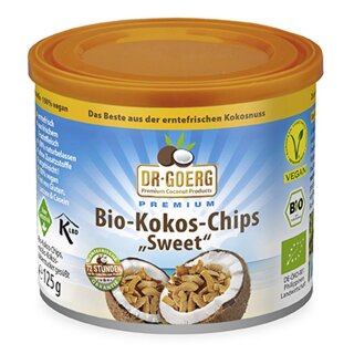 Kokos Chips, Premiumqualität (Bio) 125 g