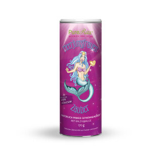 Meerjungfrauen Zauber, natürlich pinke Trinkmischung mit Kalziumalge (Roh) 170 g