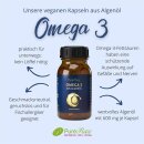 Omega 3 aus Algenöl Kapseln (Monatspackung) 48,4 g
