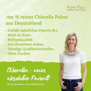 Chlorella Pulver (Deutschland), (Roh) 650 g
