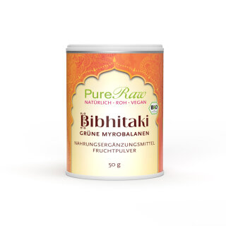 Bibhitaki Pulver (Bio & Roh) 50 g