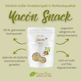 Yacón Snack (Bio & Roh) 80 g