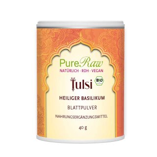 Tulsi Pulver / Heiliger Basilikum (Bio & Roh) 40 g