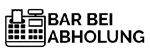 Bar bei Abholung